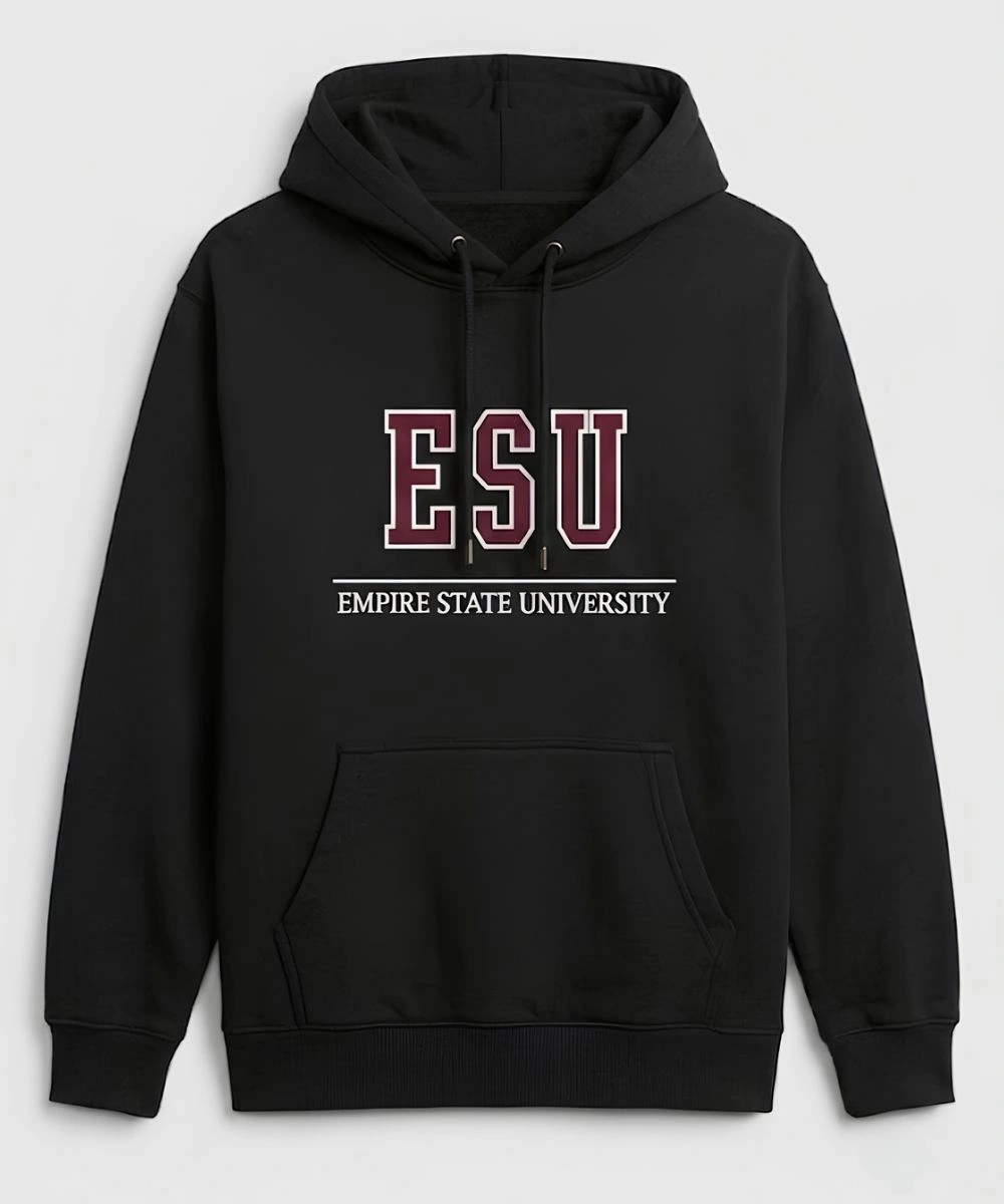 Empire State University Hoodie Black