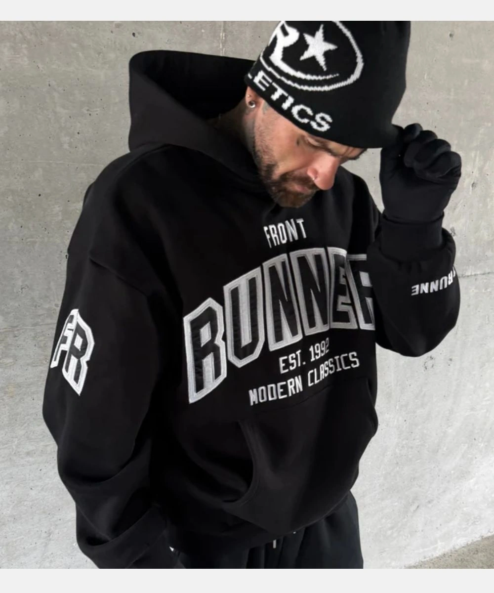 Front Runner Classic Front Hoodie Black