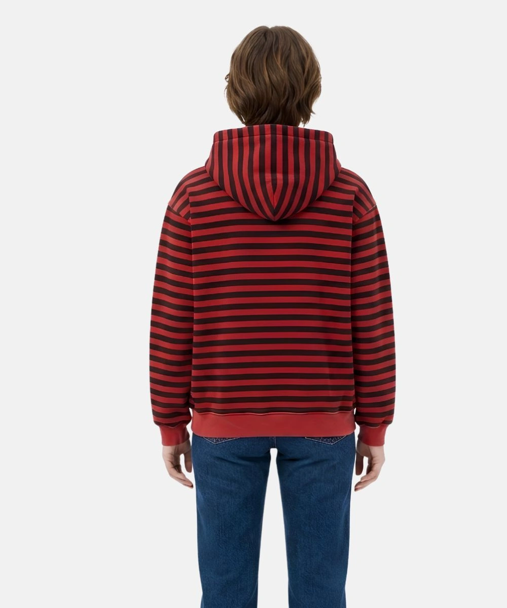 Gracie Abrams Black & Red Striped Hoodie Women's