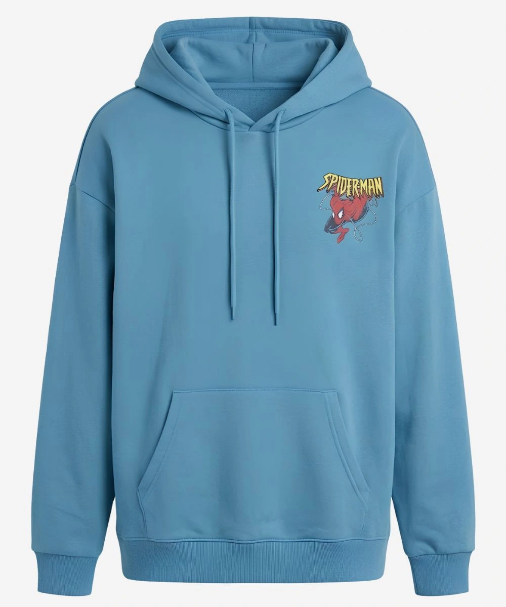 Marvel Aero Spider-Man Hoodie Sky Blue