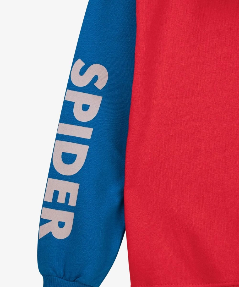 Men's Spiderman Red & Blue Pullover Hoodie