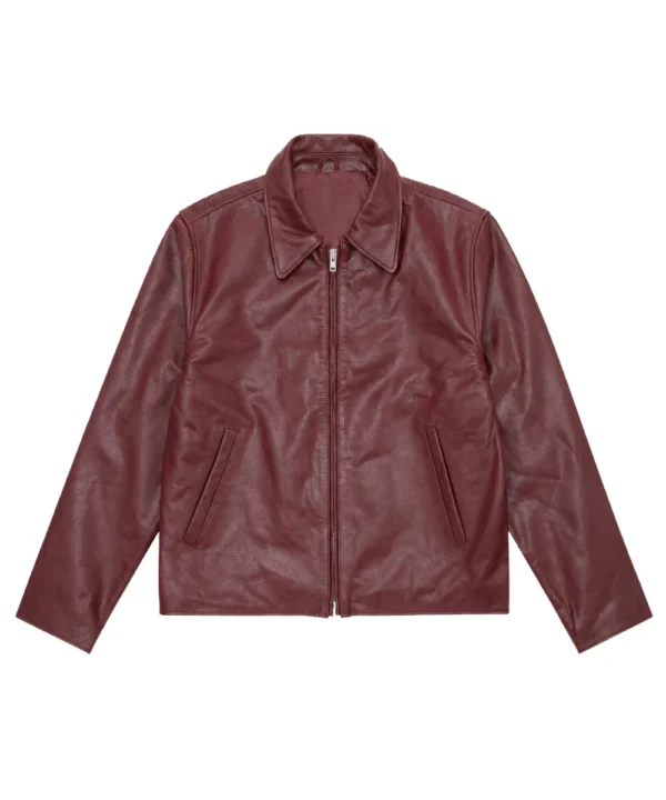 Mutimer Bordeaux Linea Leather Jacket