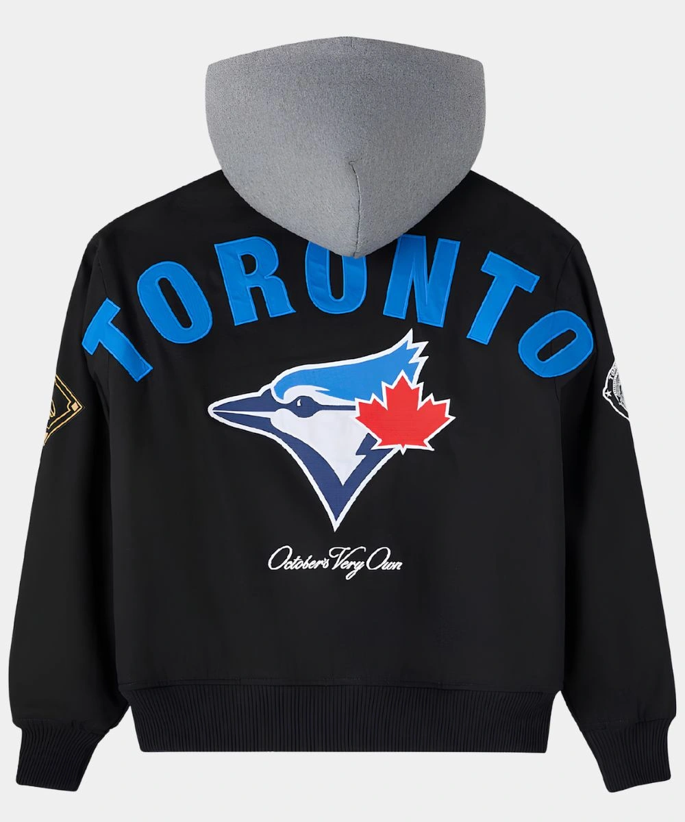 OVO MLB Toronto Blue Jays Jacket Black