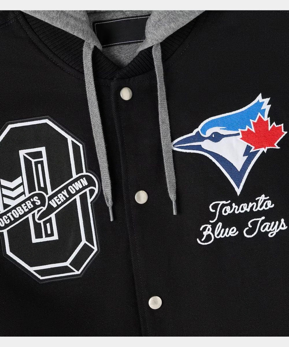 OVO x MLB 2026 Toronto Blue Jays Jacket Black