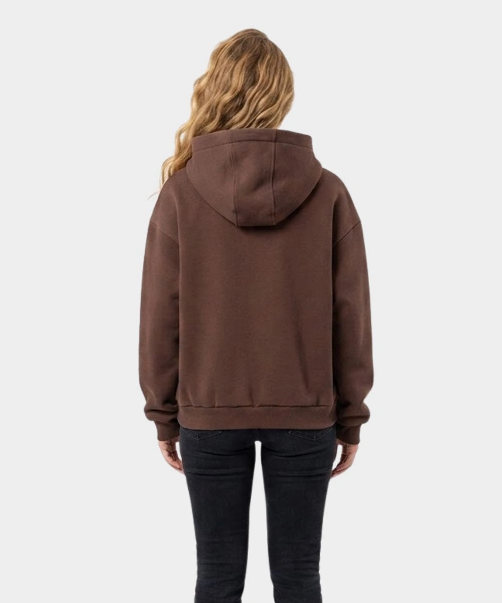 Olivia Dean The Art Of Loving Brown Hoodie