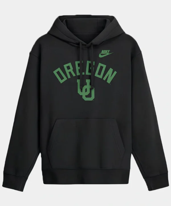 Oregon Ducks Nike Legacy Arch Club Hoodie Black