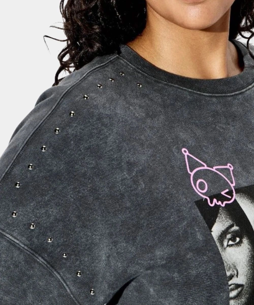 Women's Kuromi x Katseye Sweatshirt Black