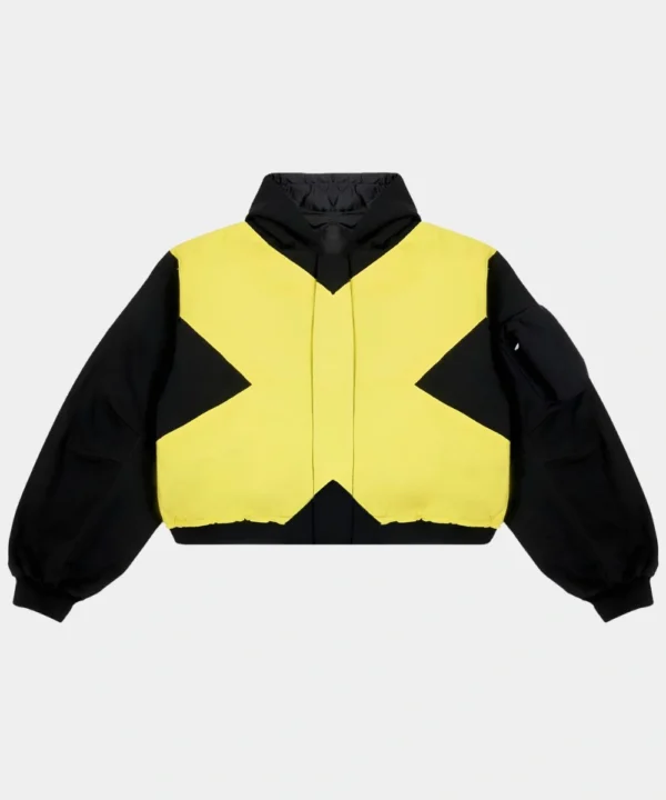 X Men The Mutant Yellow & Black Bomber Jacket For Men