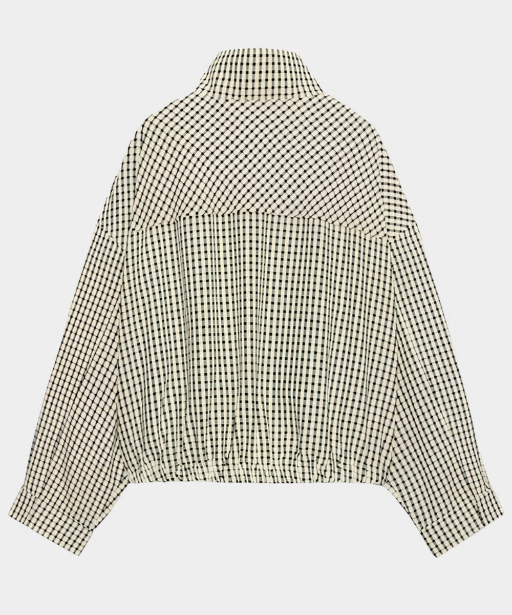 Zara Women's Check Bomber Jacket