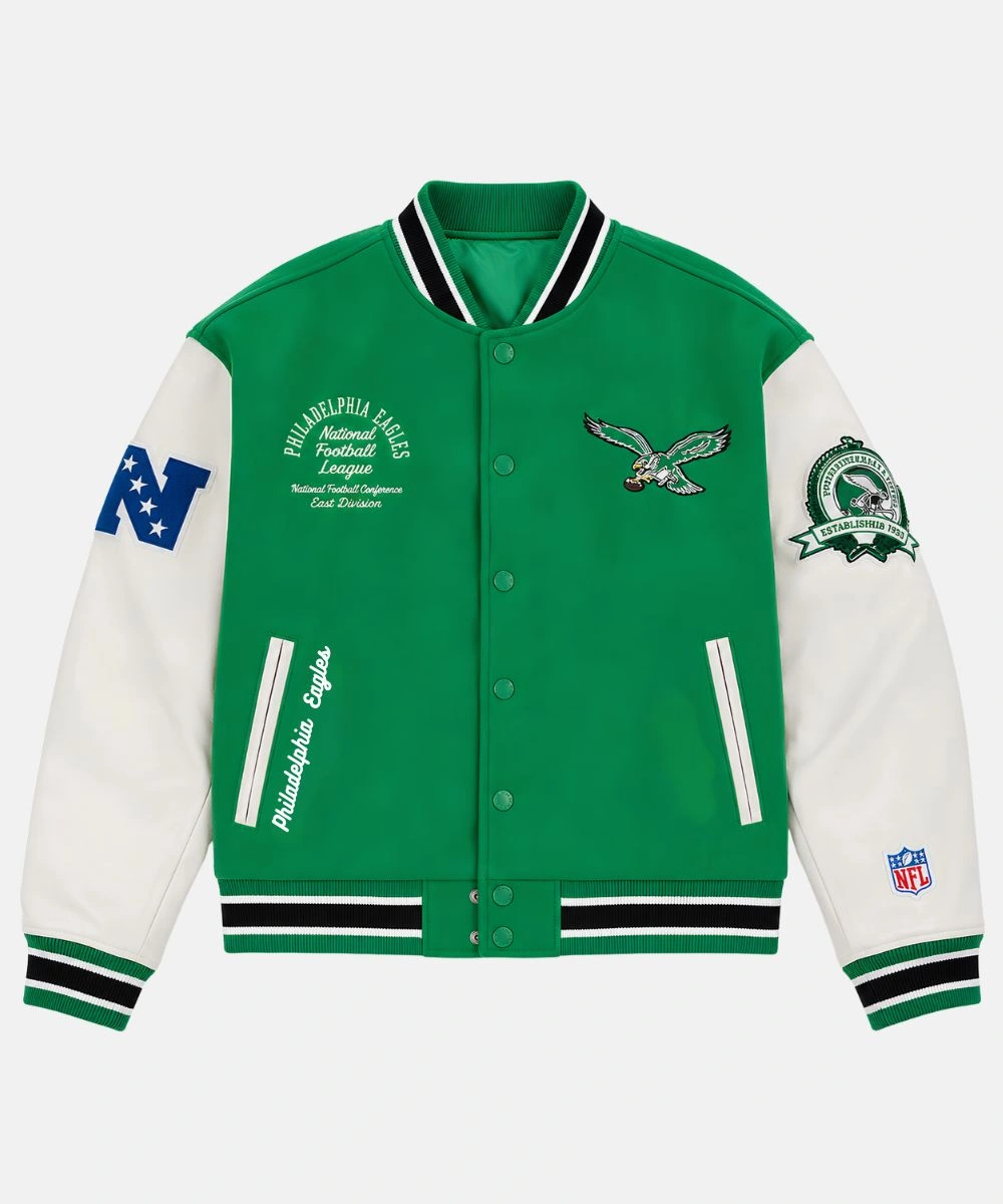 Aeropostale Philadelphia Eagles Bomber Jacket