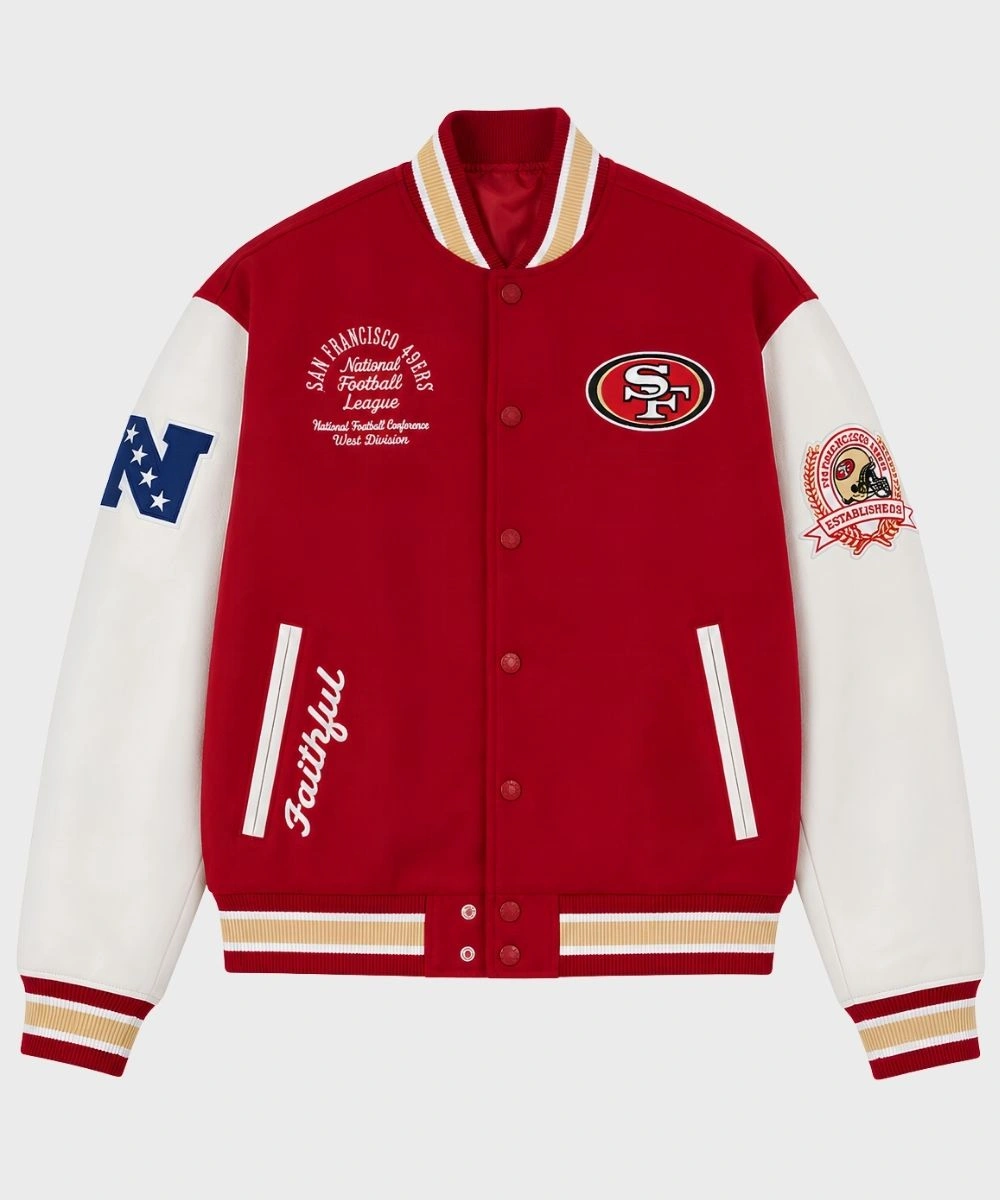 Aeropostale San Francisco 49ers Bomber Jacket