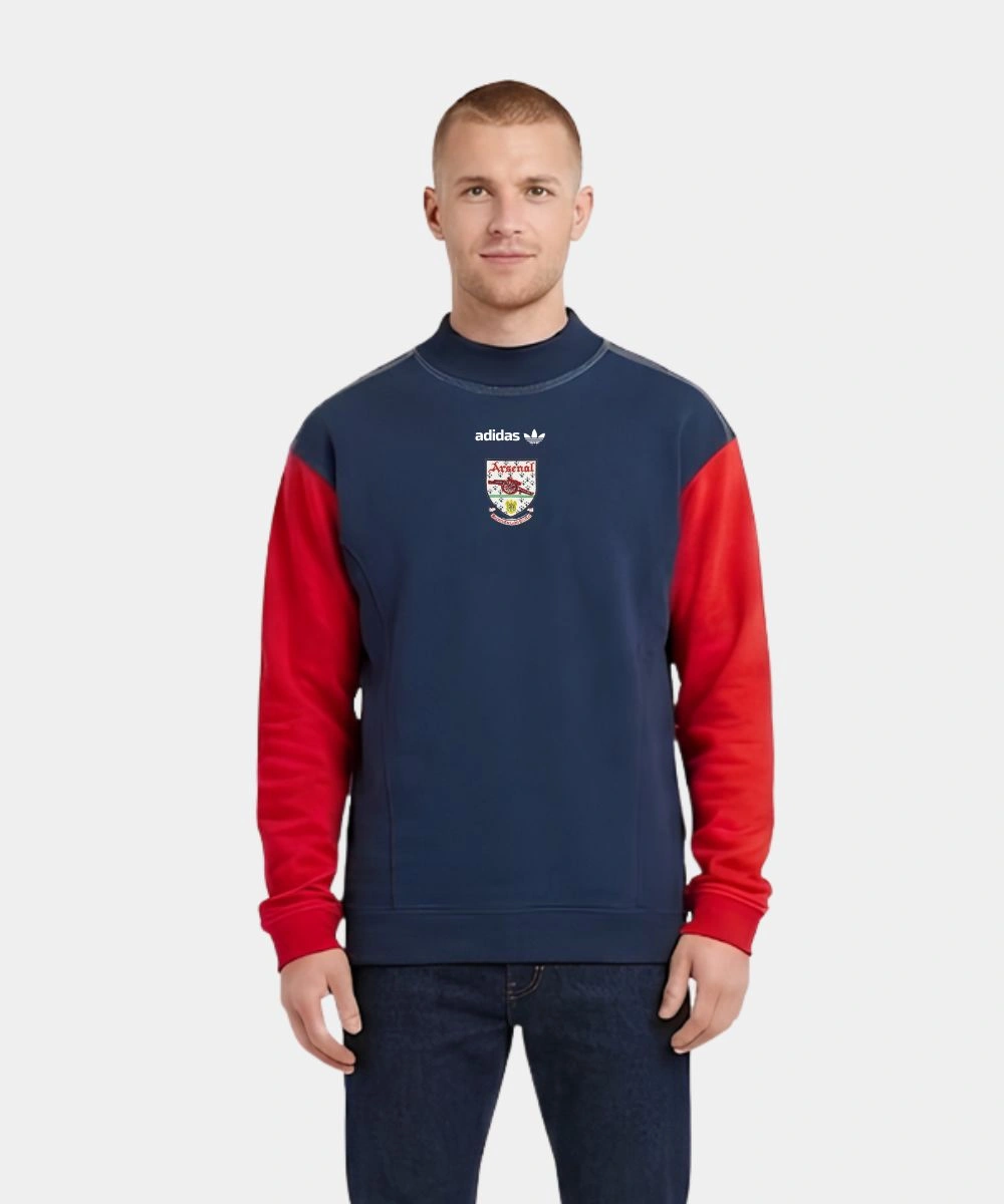 Arsenal Adidas 26/27 Eqt Sweatshirt Navy & Red