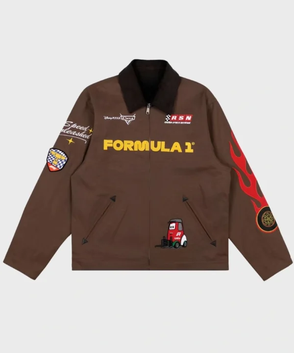 Disney And Pixar Cars F1 Lightning McQueen Racing Jacket