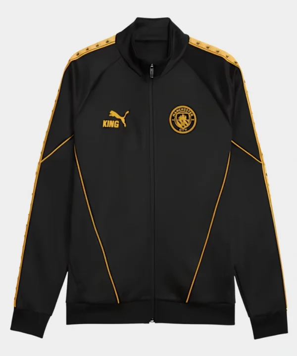 Footballer Enzo Fernández Manchester City Puma KING Anthem Black Track Jacket