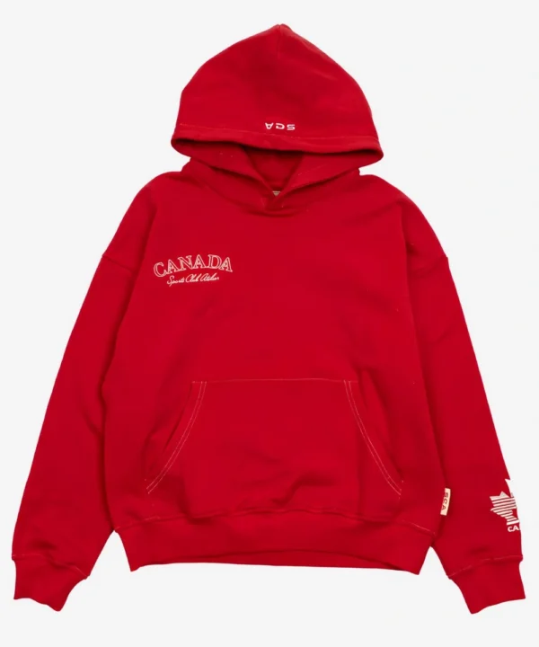 Hockey Canada SPORTS CLUB ATELIER Red Hoodie