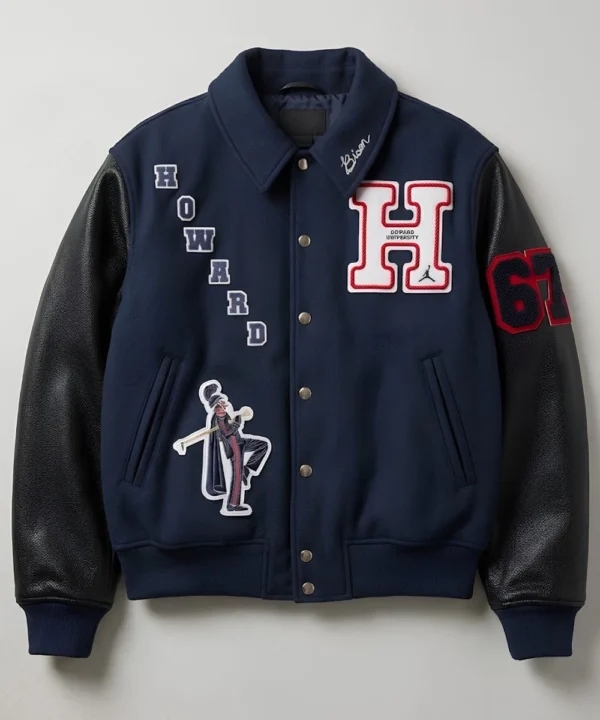 Jordan Flight x Howard University Varsity Jacket