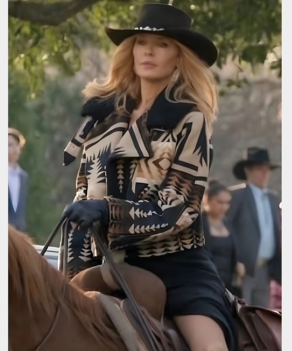 Kelly Reilly Shearling Aviator Jacket