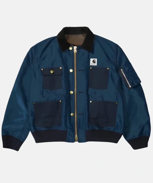 Lewis Hamilton Sacai x Carhartt WIP Twill Duck Canvas Blouson Jacket