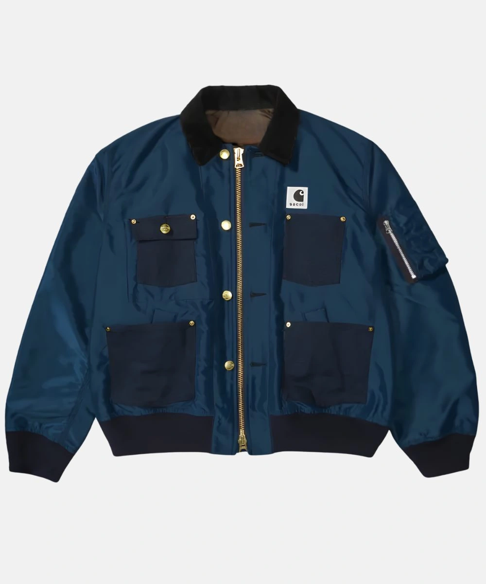 Lewis Hamilton Sacai x Carhartt WIP Twill Duck Canvas Blouson Jacket