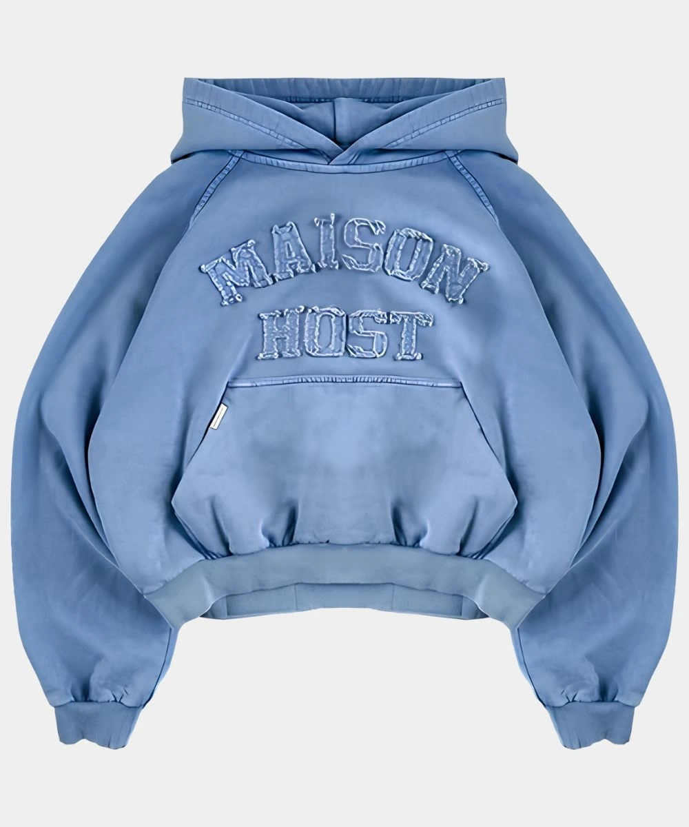Maison Host Hoodie Blue