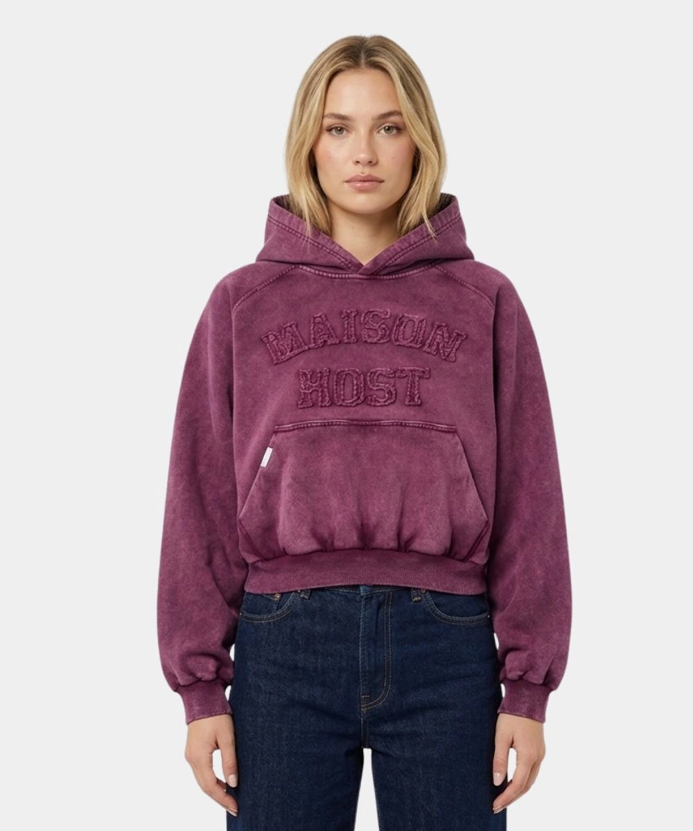 Maison Host Hoodie Purple