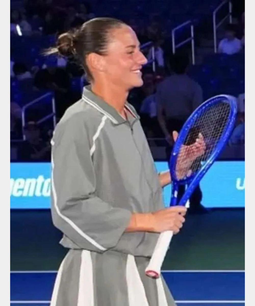 Marta Kostyuk 2026 US Open Jacket Grey