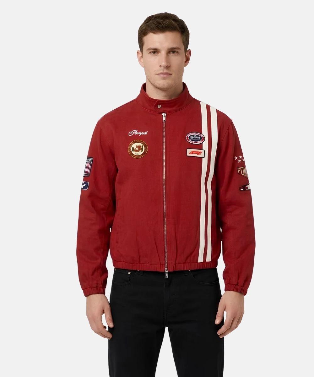 Men's 2026 Formula 1 x Pompeii Pit Crew Red Zip-Up Jacket