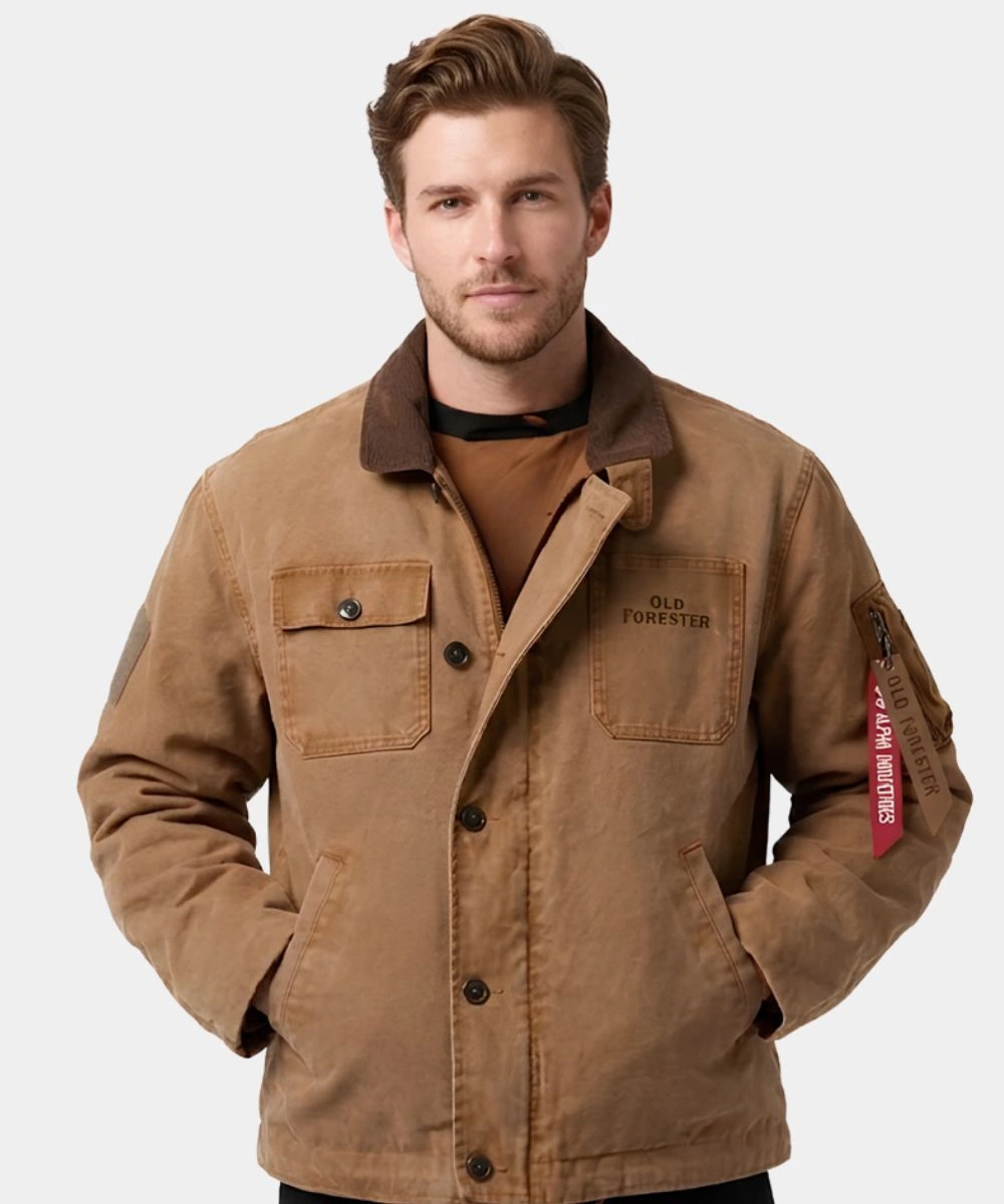 Men's Alpha Industries Old Forester Distiller’s 2026 Brown Jacket