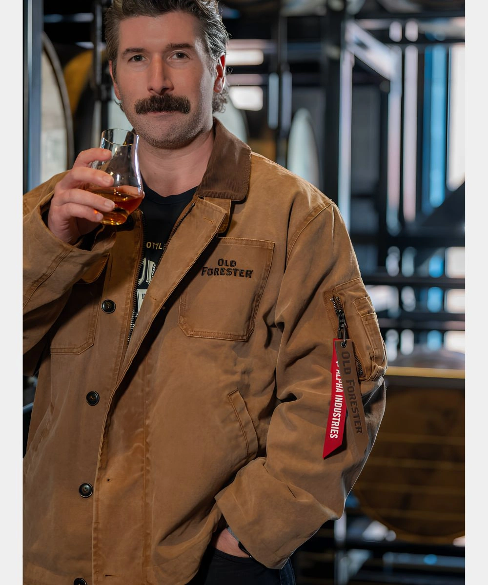 Men's Alpha Industries Old Forester Distiller’s 2026 Jacket Brown