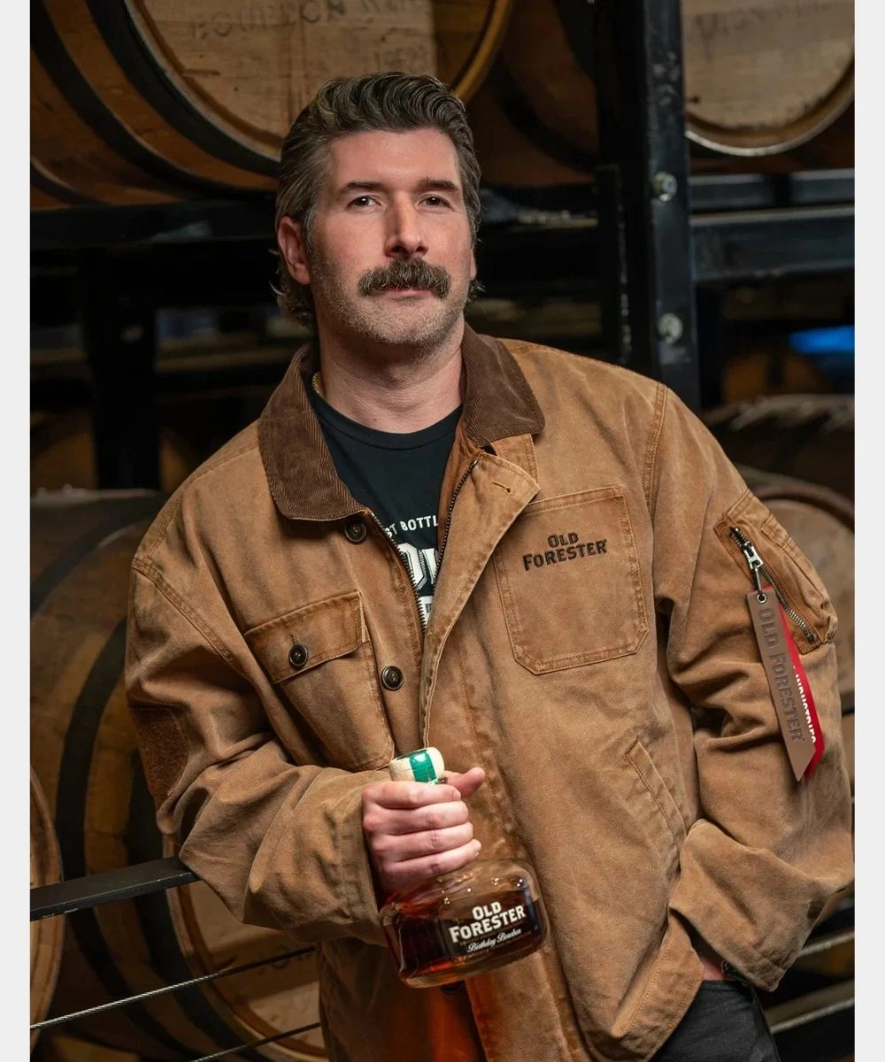 Men's Alpha Industries Old Forester Distiller’s Jacket Brown