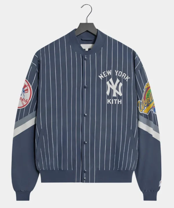 Men's Kith for the New York Yankees Cupro Ferris Jacket