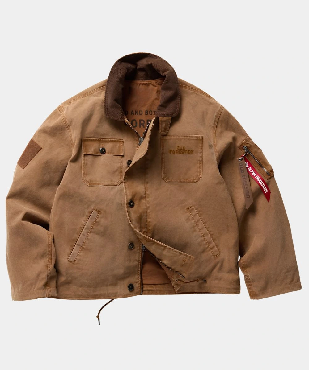 Old Forester Alpha Industries Brown Jacket