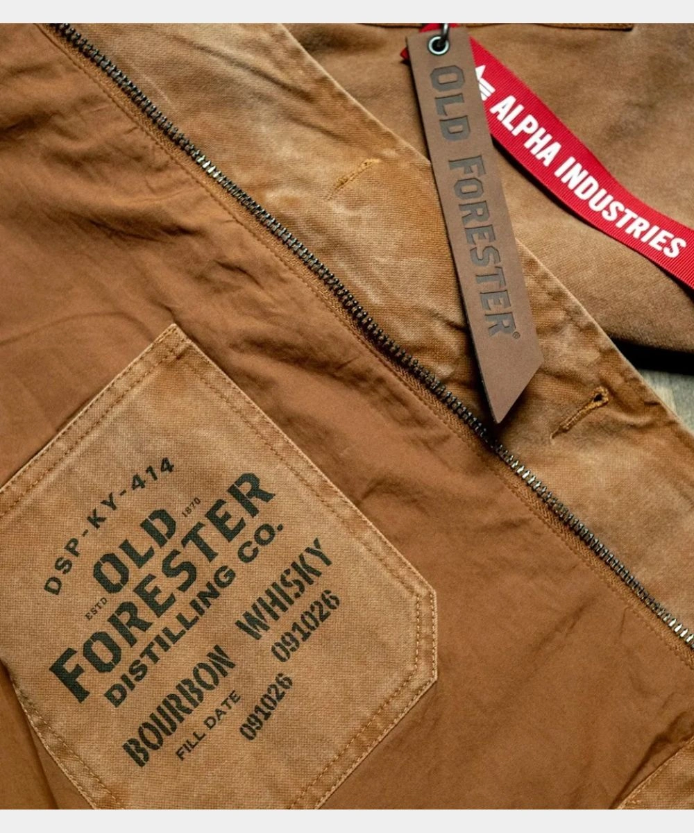 Old Forester Alpha Industries Jacket Brown