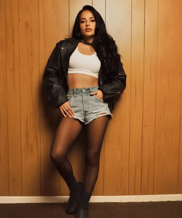 Women’s UGG x Willy Chavarria Becky G Black Moto Biker Leather Jacket