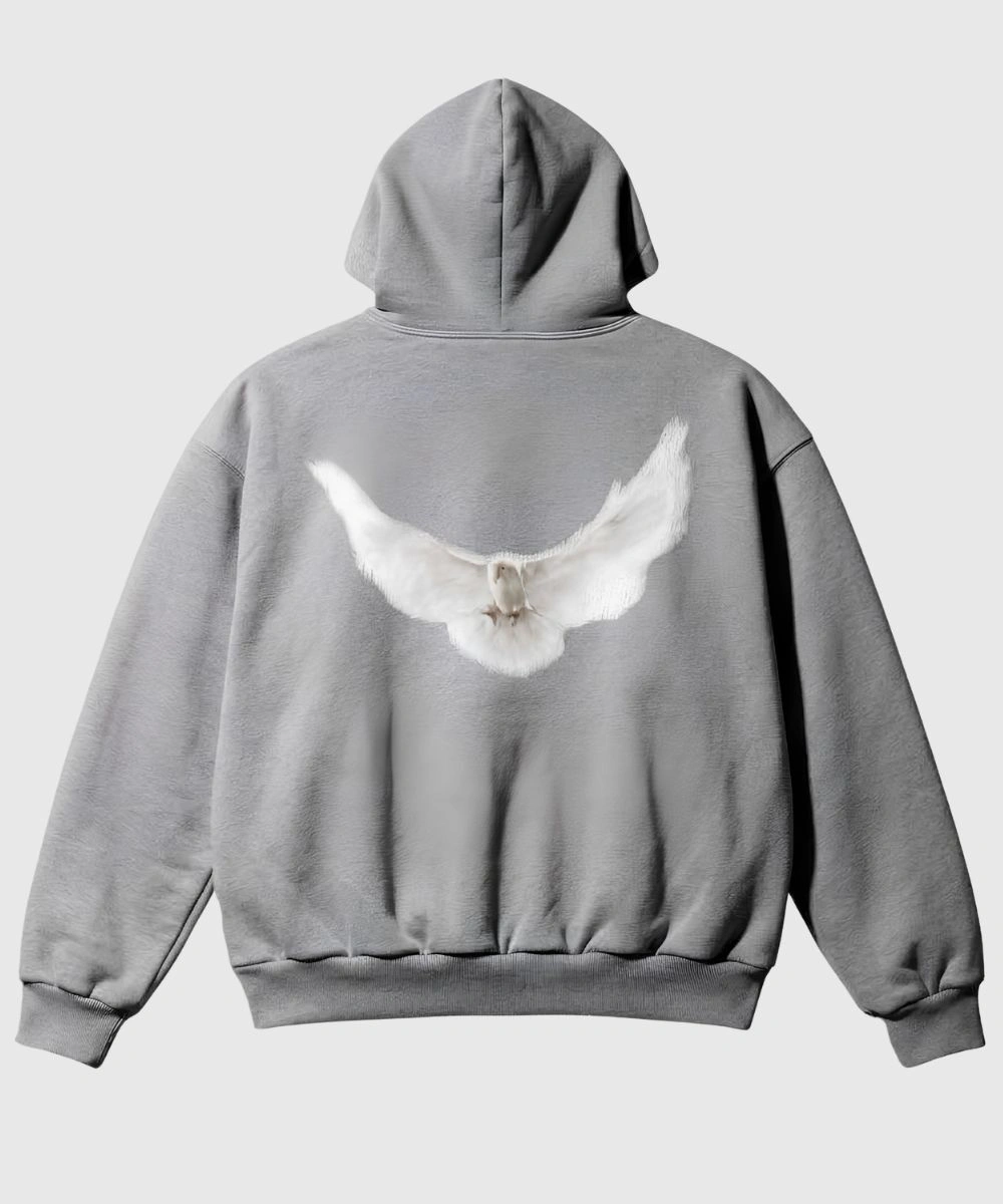 Yeezy Gap Balenciaga Dove Hoodie Grey