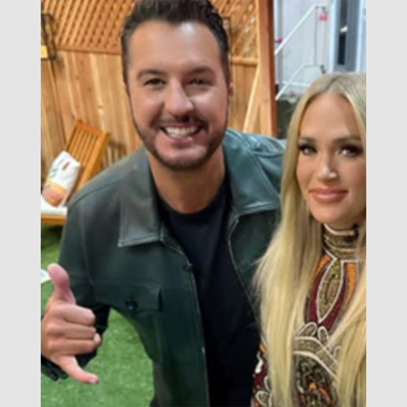 American-Idol-S23-Luke-Bryan-Green-Leather-Jacket