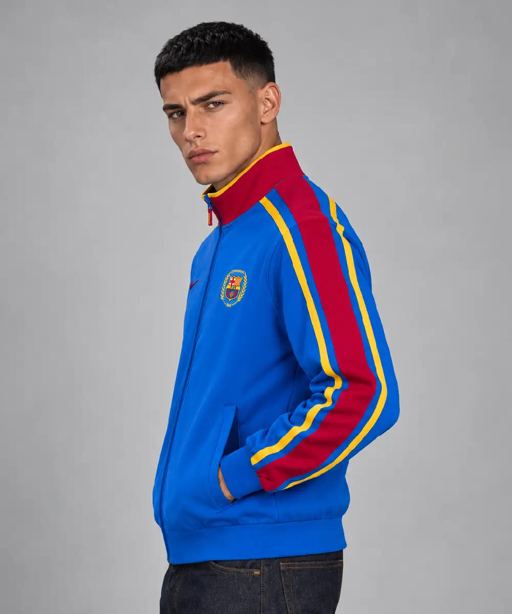 FC Barcelona x Golf Wang Track Blue Jacket