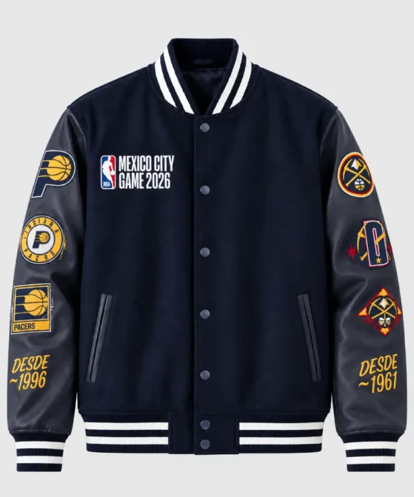NBA Mexico City Game 2026 Varsity Jacket