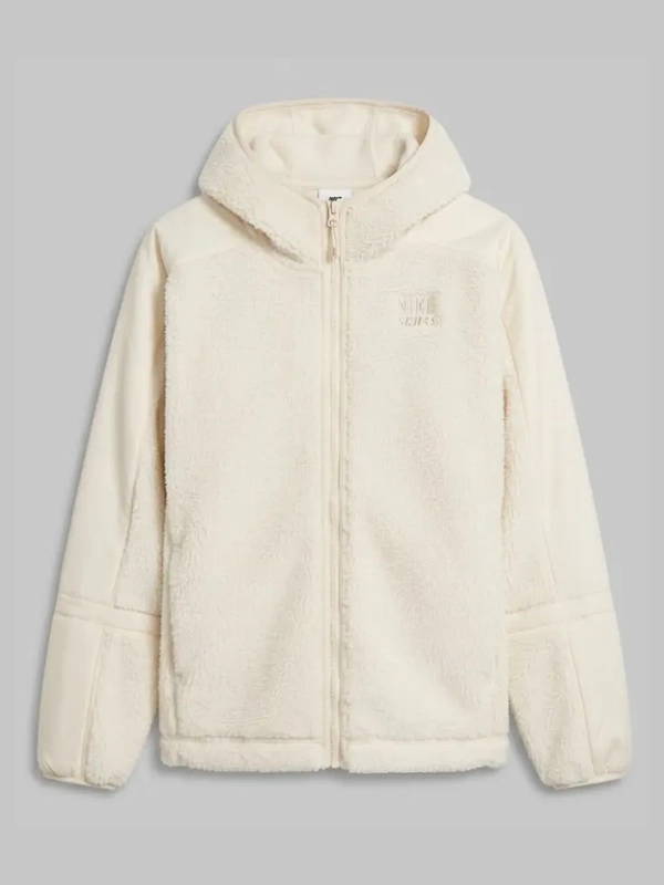NikeSKIMS Sherpa Hooded Jacket White